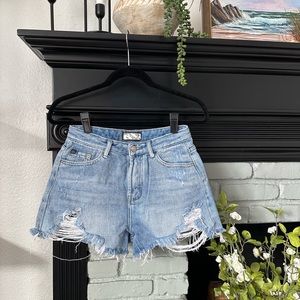 High Waisted Denim Shorts
